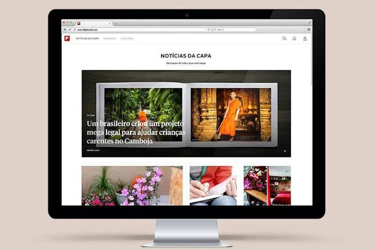 Flipboard: agora também na tela dos computadores pessoais
 (Divulgação)