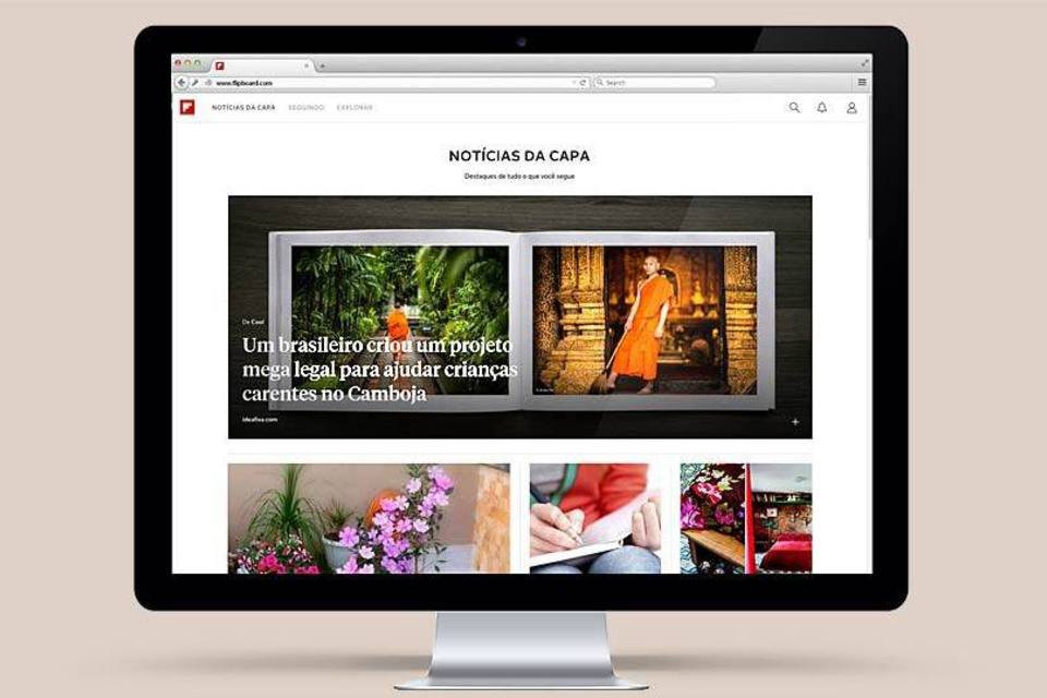 App de notícias Flipboard ganha versão na web