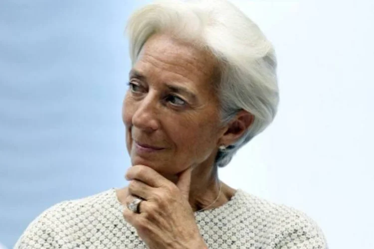 
	A diretora-gerente do Fundo Monet&aacute;rio Internacional (FMI), Christine Lagarde: encontro com Henrique Meirelles
 (Thierry Charlier/AFP)