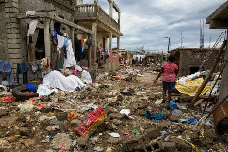 
	Haiti: &quot;nos pa&iacute;ses com baixa renda, as pessoas pagam com a vida&quot;, afirmou secret&aacute;rio-geral da ONU
 (UN/MINUSTAH/Handout via REUTERS)