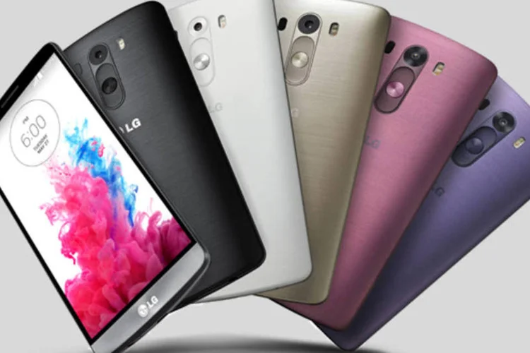
	LG G3: no Brasil, ele ser&aacute; oferecido em quatro cores, mas h&aacute; mais em outros pa&iacute;ses
 (Divulgação/LG)