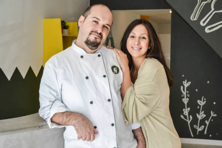 Amilcar e Karol Azevedo: ambos abriram o Gourmetzinho após perceberam a demanda por papinhas caseiras
 (Divulgação)