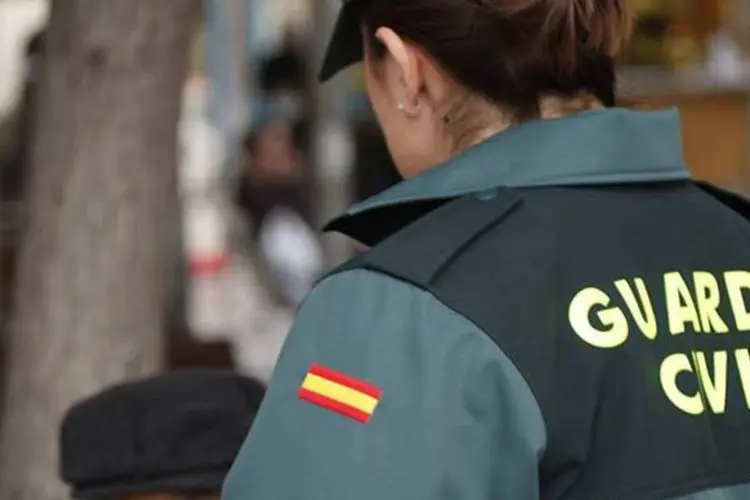 Guarda Civil: os detidos teriam mantido contato com pelo menos um dos terroristas detidos na Áustria (Divulgação / Guarda Civil da Espanha)