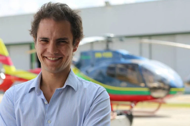 Hadrien Royal, da Helo: empreendedor criou aplicativo depois de ter ficado parado por horas no trânsito
 (Divulgação)
