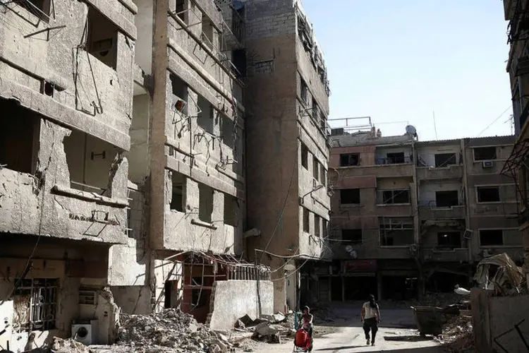 Aleppo: militares sírios registraram grandes avanços em áreas tomadas por rebeldes (Bassam Khabieh / Reuters)