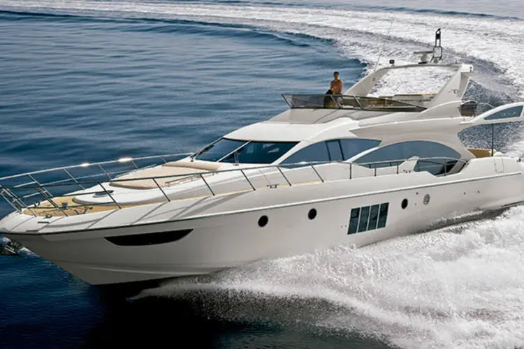 Barcos luxuosos (Divulgação/Azimut)