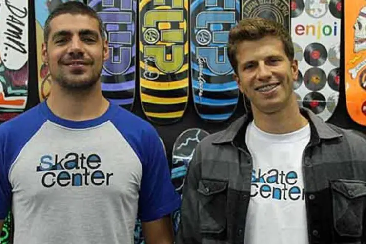 Edson e Roberto, sócios da Skate Center (Divulgação/Skate Center)