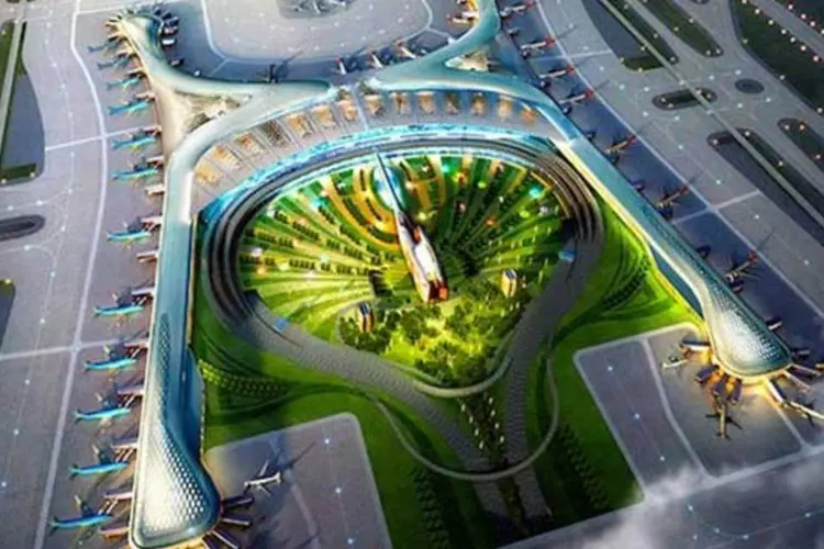 Plano de expansão do aeroporto de Incheon (Divulgação)