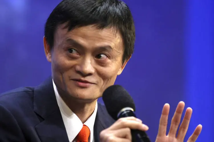 Jack Ma, fundador do Alibaba: o lucro líquido atribuído a acionistas caiu para 2,97 iuanes por ação (Bloomberg/Bloomberg)