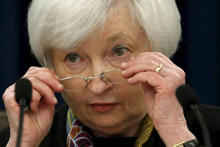 Yellen: "Esperar muito tempo para começar a mover-se em direção à taxa neutra poderia levar a uma surpresa desagradável no caminho" (Kevin Lamarque / Reuters/Reuters)
