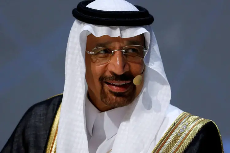Khalid al-Falih, ministro de Energia da Arábia Saudita: "iremos aderir com rigor ao nosso compromisso" (Murad Sezer/Reuters)