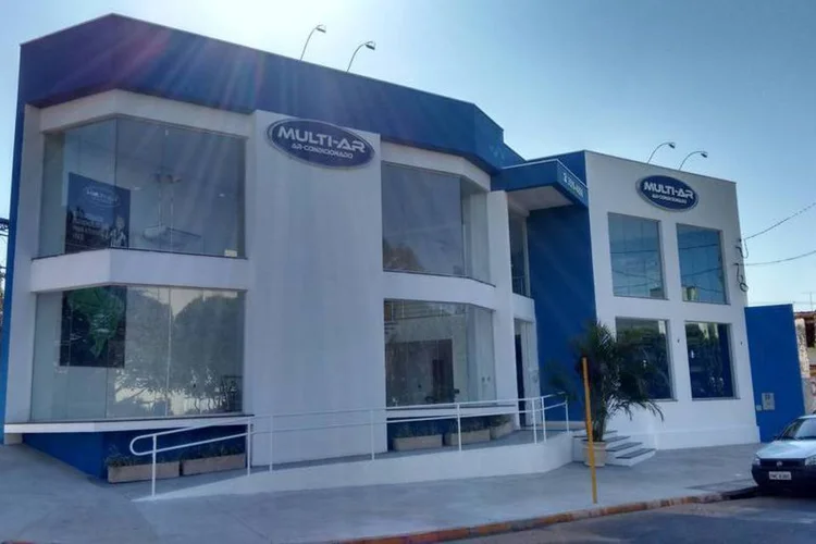 Loja da Multi-Ar, vendedora de ar-condicionado em Araçatuba