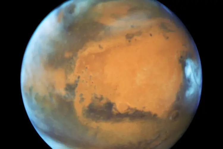 
	Marte: m&oacute;dulo de explora&ccedil;&atilde;o investigar&aacute; em Marte eventuais rastros de vida extraterrestre
 (NASA/Reuters)