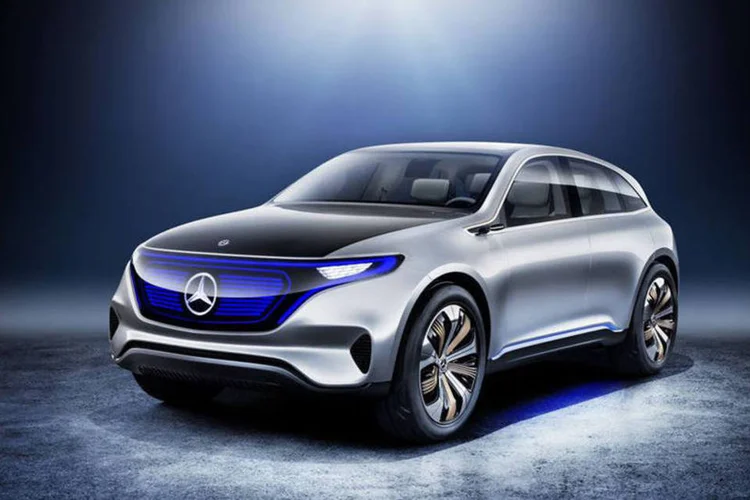 Carro elétrico conceito Generation EQ, da Mercedes-Benz (Divulgação)