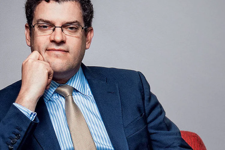 Michael Hasenstab,Vice-presidente da gestora americana Franklin Templeton: seus fundos renderam mais do que a média do setor em sete dos últimos dez anos — teve problemas em 2015 (Germano Luders/Exame)