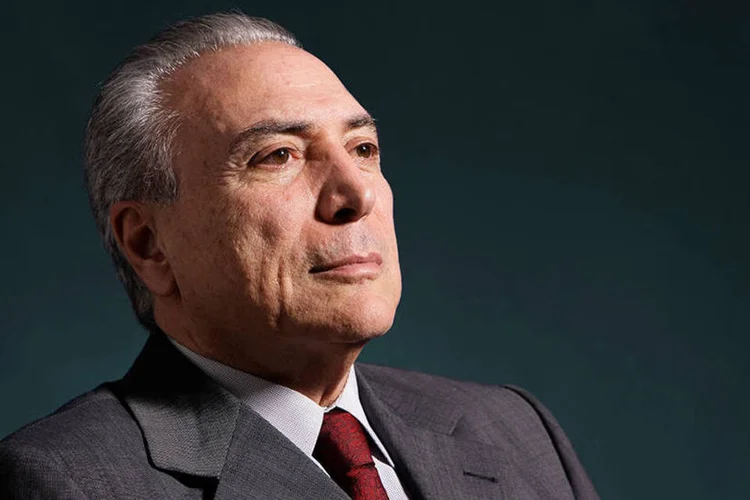 Temer: ele diz que não renuncia (Lailson Santos/Divulgação)