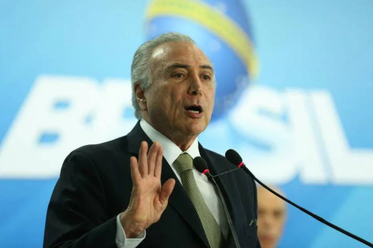 
	Michel Temer: ele disse que n&atilde;o pretende aumentar a valor da Contribui&ccedil;&atilde;o de Interven&ccedil;&atilde;o no Dom&iacute;nio Econ&ocirc;mico (Cide), tributo que incide no pre&ccedil;o dos combust&iacute;veis
 (Valter Campanato/Agência Brasil)
