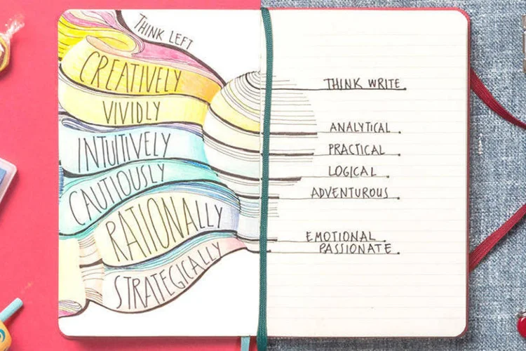 Caderno de anotações da Moleskine: novo design traz folhas pautadas e lisas