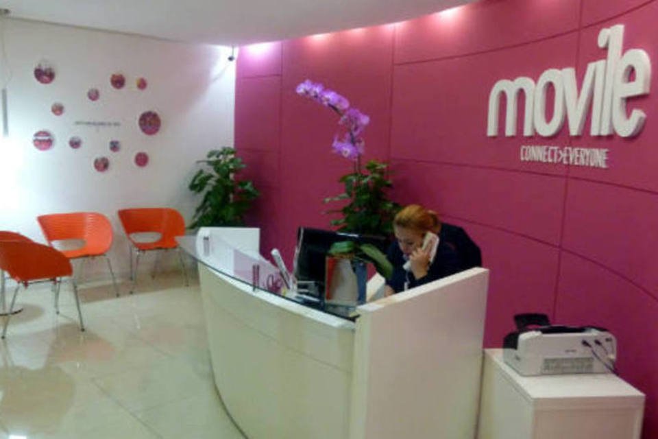 Recepção no escritório da Movile, em São Paulo (Luísa Melo/Site Exame)