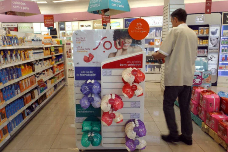 Natura: produtos da linha Sou já chegaram às 722 lojas da rede Raia Drogasil no estado de São Paulo (Luísa Melo/EXAME.com)