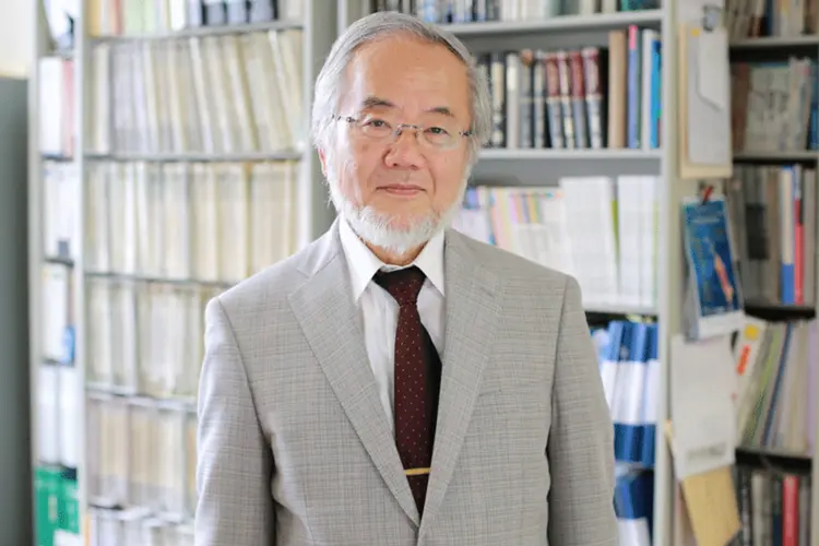O japonês Yoshinori Ohsumi ganhou o prêmio Nobel de 2016 de medicina
 (Kyodo/Reuters)
