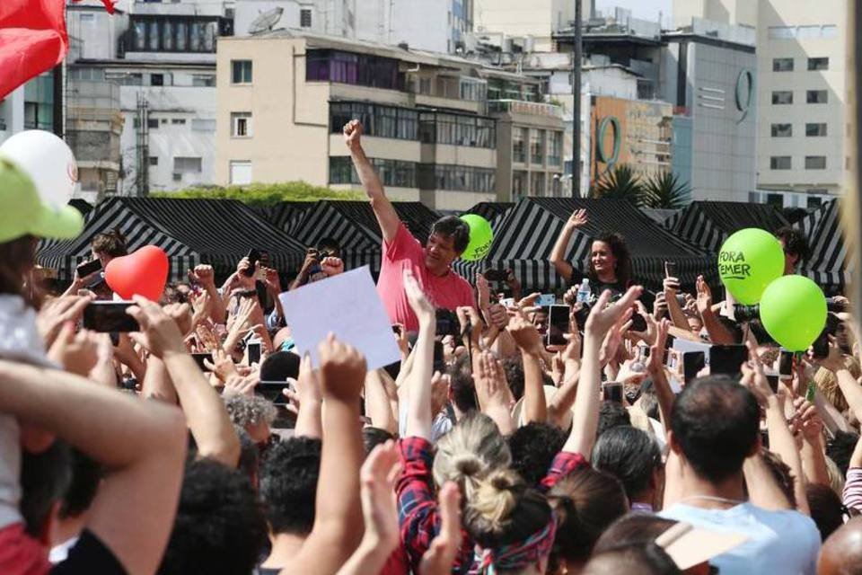 Despedida de Haddad ganha tom de campanha estadual de 2018