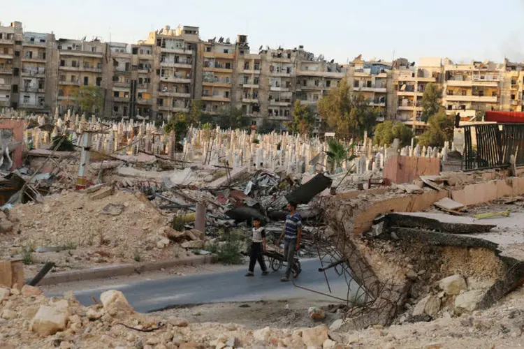Síria: os ministros concordam que a Síria precisa de "ajuda humanitária" (REUTERS/Abdalrhman Ismail)