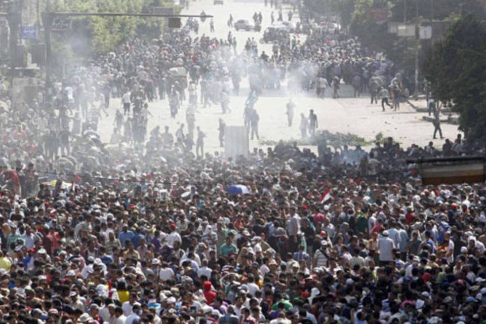 As fotos dos confrontos no Egito no "Dia de Ira"