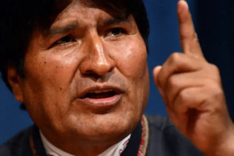 Evo Morales: "O inimigo deste momento é o presidente dos EUA, Donald Trump. O inimigo da humanidade, do planeta Terra" (Getty Images/Getty Images)