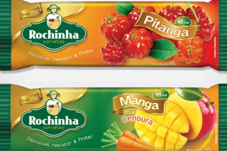 
	Picoles Pitanga e Manga Rochinha
 (Divulgação/Rochinha)