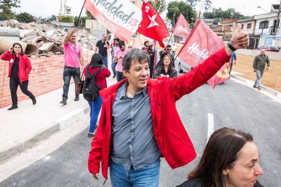 Haddad e PT: partido afirmou que precisa manter sua situação financeira saudável, apesar dos apelos do prefeito (Fernando Haddad/Divulgação)