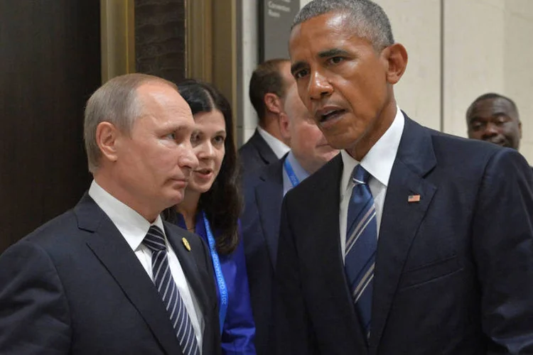 Putin: "É um absurdo. E algo absurdo não pode ter nenhum fundamento", disse Dmitry Peskov, porta-voz do Kremlin (Sputnik/Kremlin/Alexei Druzhinin/Reuters)