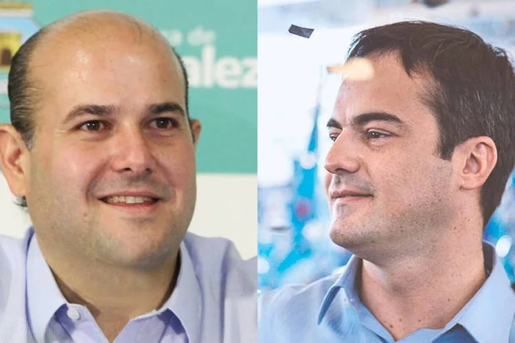 
	Roberto Cl&aacute;udio e Capit&atilde;o Wagner: Cl&aacute;udio tenta a reelei&ccedil;&atilde;o pelo PDT contra o deputado estadual Wagner, do PR
 (Divulgação)