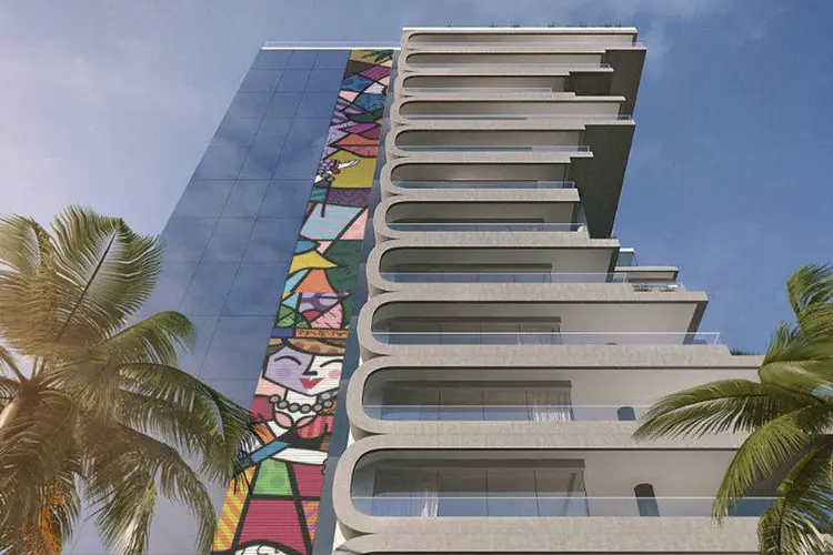 Traços de Romero Britto em um empreendimento imobiliário de Santa Catarina
 (Divulgação)