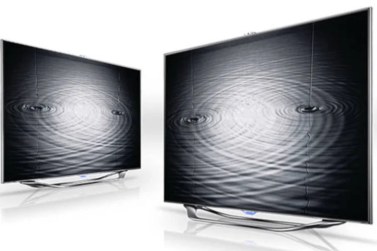 Nova linha da Samsung chega ao Brasil com dois tamanhos de tela, 46 e 55 polegadas, e pode ser controlada por comandos de voz e gestos (Samsung)
