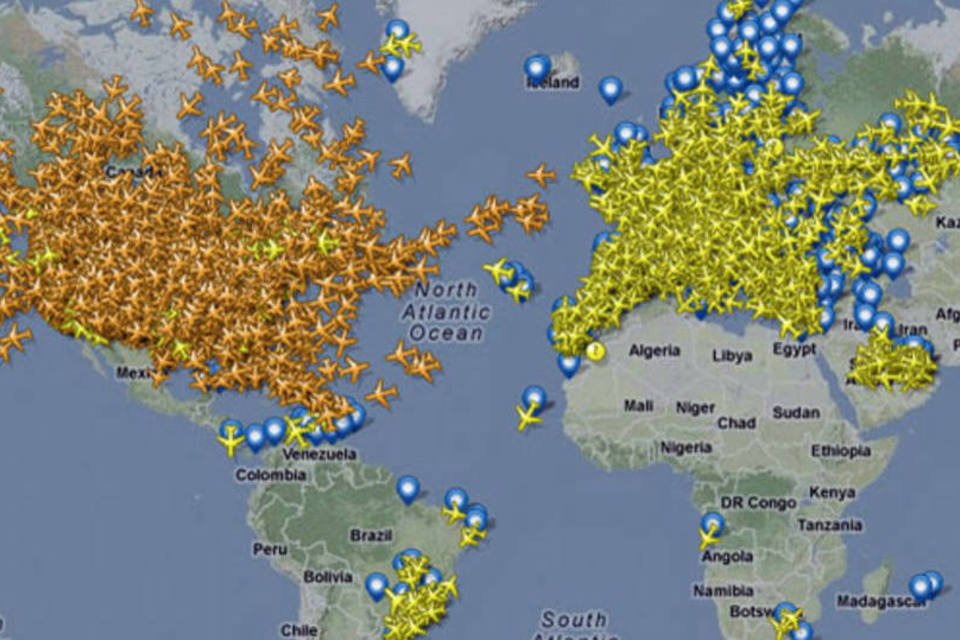 Como rastrear os jatinhos de celebridades no FlightRadar