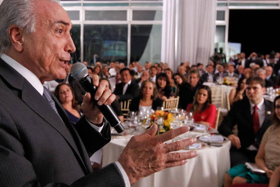 Por PEC 241, jantar de Temer custou ao menos R$ 50 mil