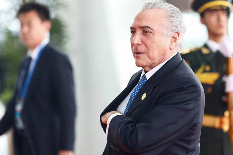 
	Michel Temer: pa&iacute;ses est&atilde;o &quot;muito pr&oacute;ximos&quot; ao compartilhar valores como a democracia e a defesa da n&atilde;o-prolifera&ccedil;&atilde;o nuclear
 (Rolex dela Pena/Pool/Reuters)