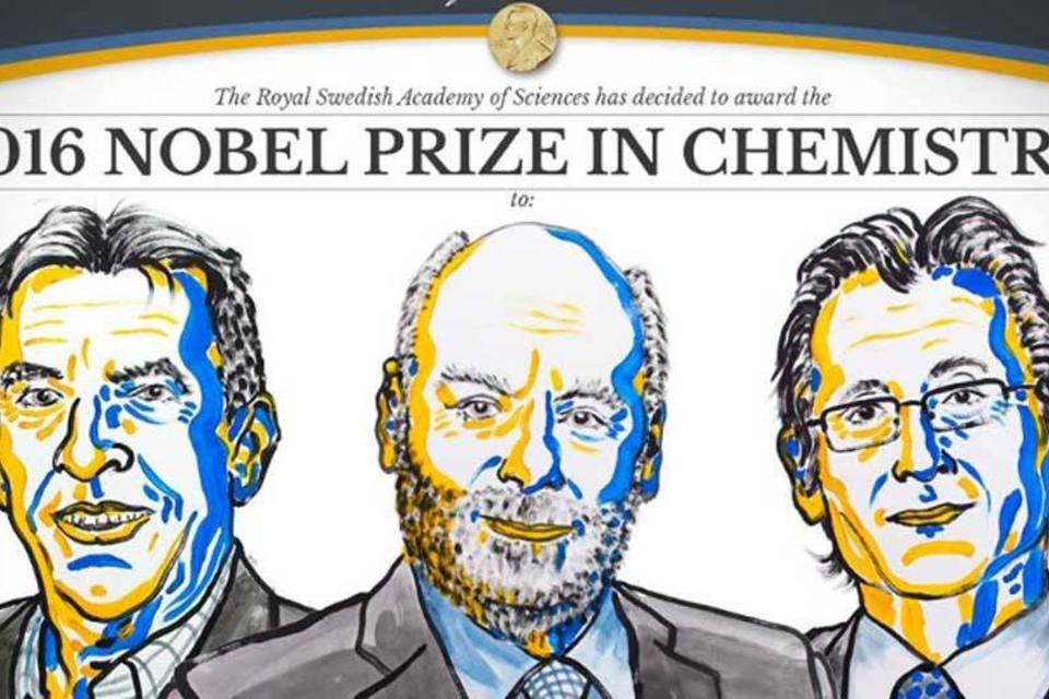 Trio conquista Prêmio Nobel de Química 2016