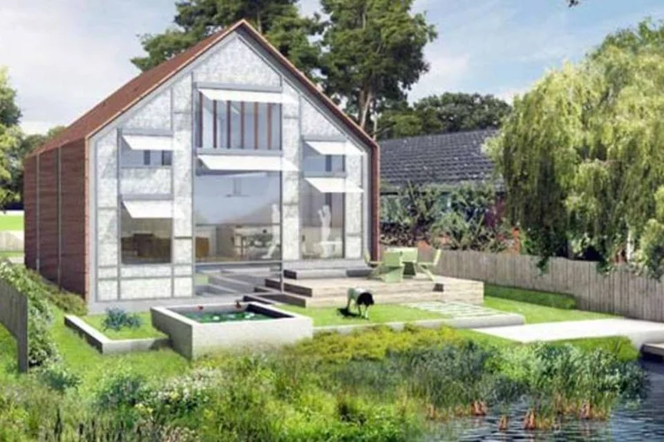 Casa anfíbio britânica projetada pelo escritório Baca (Divulgação)