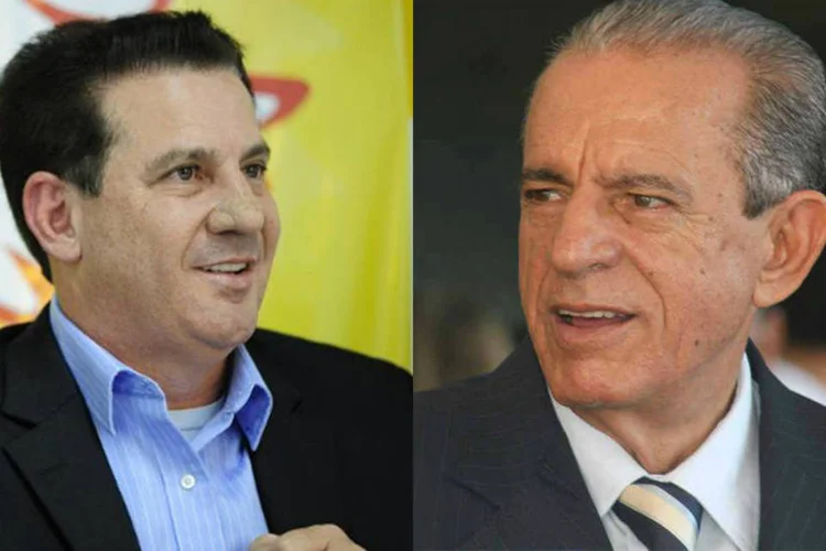 
	Iris Rezende e Vanderlan: Iris Rezende teve 39,82% dos votos v&aacute;lidos e Vanderlan Cardoso teve 32,25% dos votos v&aacute;lidos
 (Divulgação)