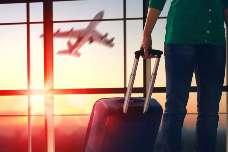 Viajar: houve aumento de 3,2% na demanda de passageiros por voos domésticos em 2017 (Choreograph/Thinkstock)