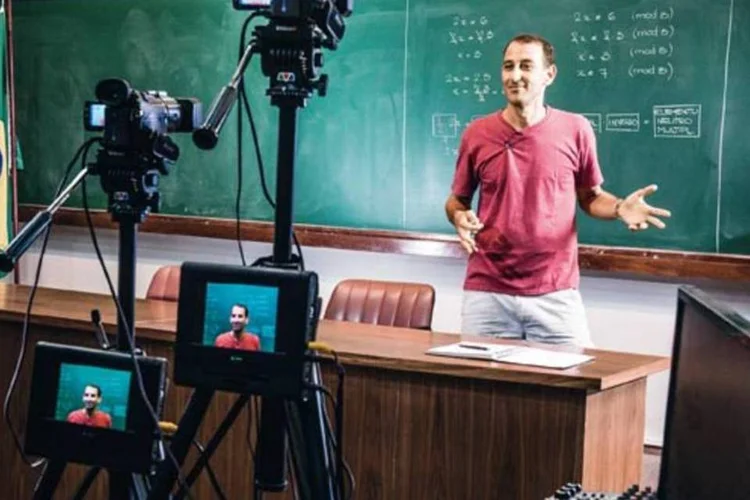 Gravação de videoaula: portal na internet para mostrar o melhor jeito de ensinar
 (Germano Lüders/EXAME.com)