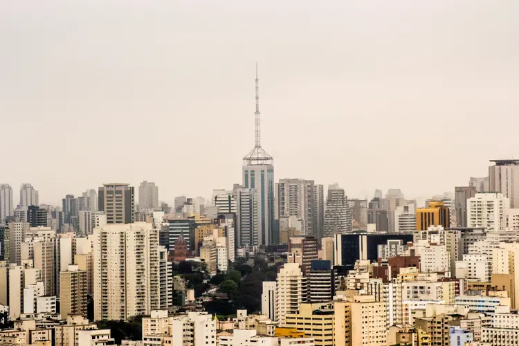Vista aérea de São Paulo (efrederiksen/Thinkstock)