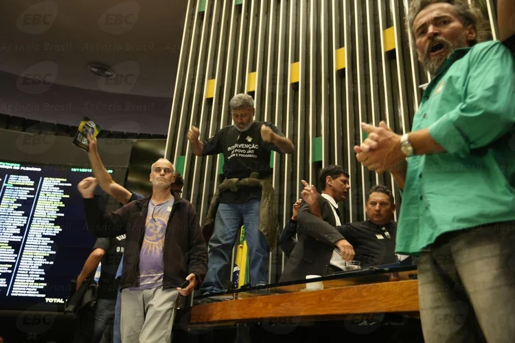 Invasão: "episódios como o de hoje são inaceitáveis e serão combatidos a luz da lei", disse Temer em mensagem (Fabio Rodrigues Pozzebom/Agência Brasil)