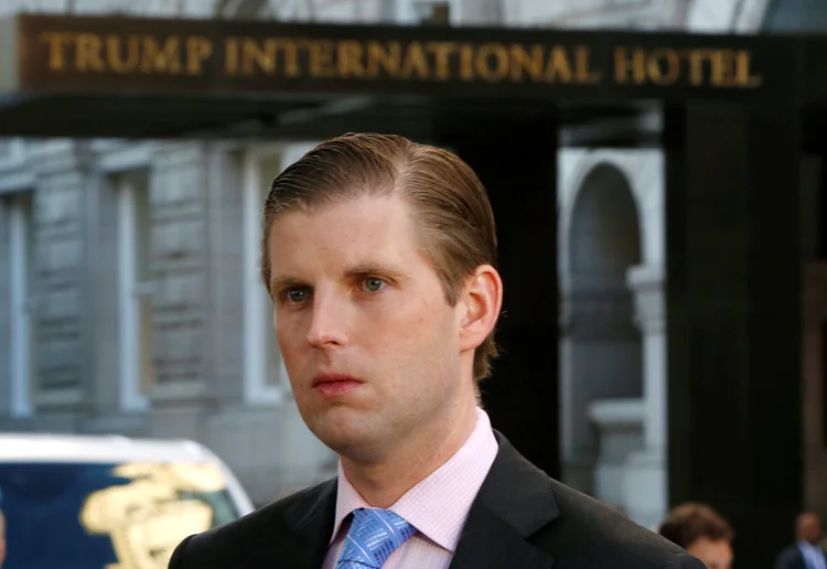 Eric Trump: "Podemos ter entrado pelo nepotismo, mas não continuamos aqui pelo nepotismo", disse sobre comandar a empresa do pai (Gary Cameron/Reuters)