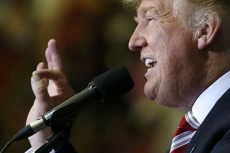 Trump: caso Trump vença, o cenário deverá ser de muita volatilidade até que ele comece a falar como presidente eleito (Carlo Allegri/Reuters)