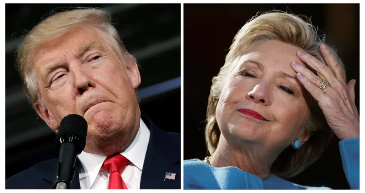 Hillary: a pesquisa tem margem de erro de 1,7 ponto percentual (Mike Segar/Carlos Barria/Reuters)