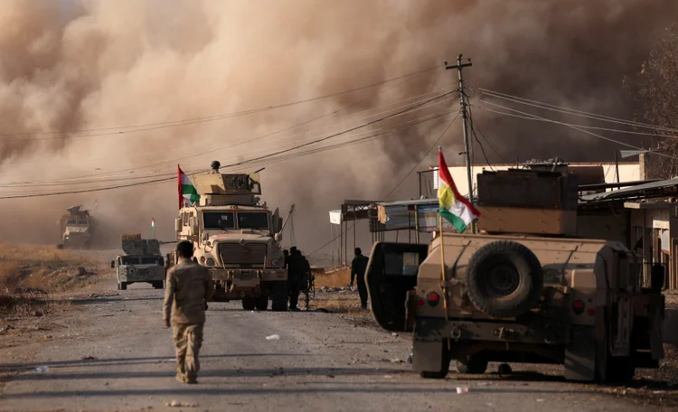 Mosul: soldados iraquianos de elite retomaram um quarto de Mosul, o último grande bastião dos jihadistas no Iraque (Azad Lashkari/Reuters)