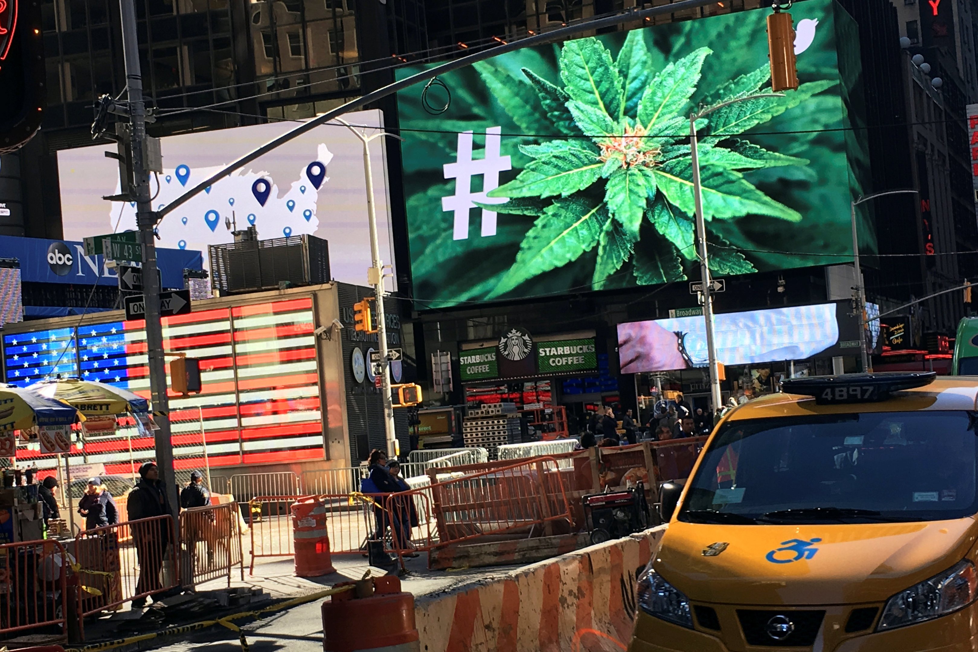 Americanos podem legalizar maconha para um quarto da população